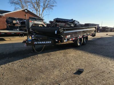 2026 PJ Trailers 8X14 D8 Deckover 14K Dump Trailer
