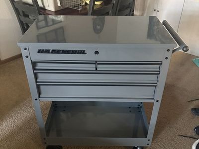 U.S. General 30" 4-Drawer Tech Cart - Brand New Tool Box w/ Keys & Mats