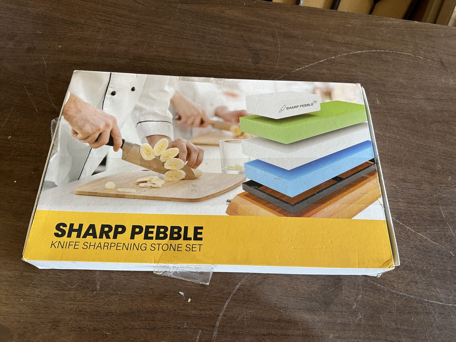 Knife Sharpening Stones Kit -Grits 400/1000/6000 — NEW