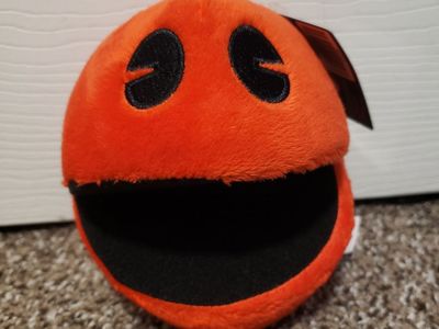 Red Pac-Man Plush Toy