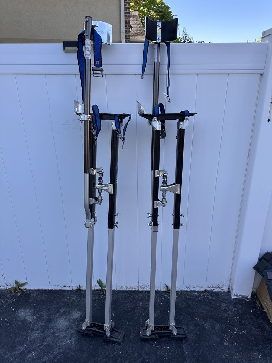 48”-64” Stilts for drywall, sheetrock, painting, etc