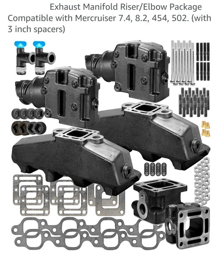 Mercruiser Manifolds/Risers 7.4
