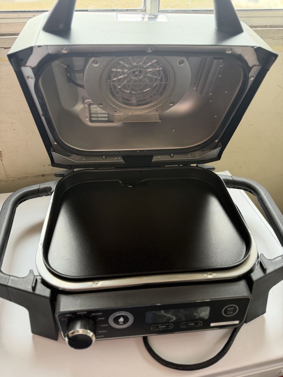 New Ninja Electric Woodfire Outdoor Grill Smoker