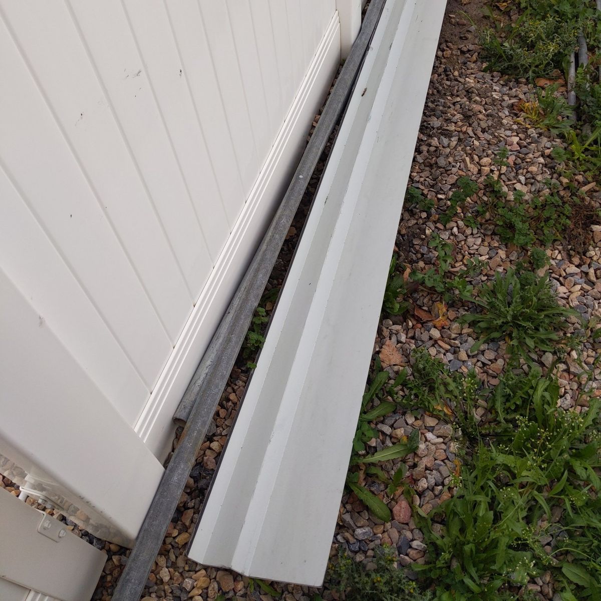 TWO pieces of flashing