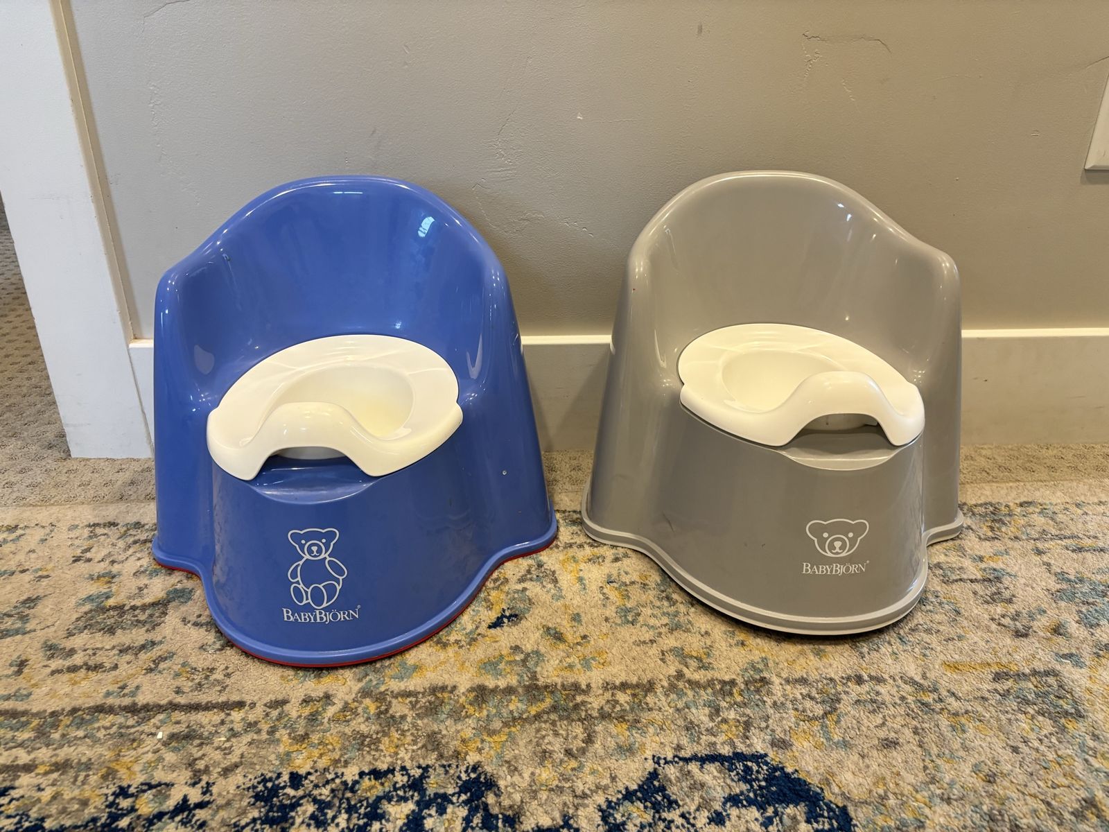 Bjorn training potty