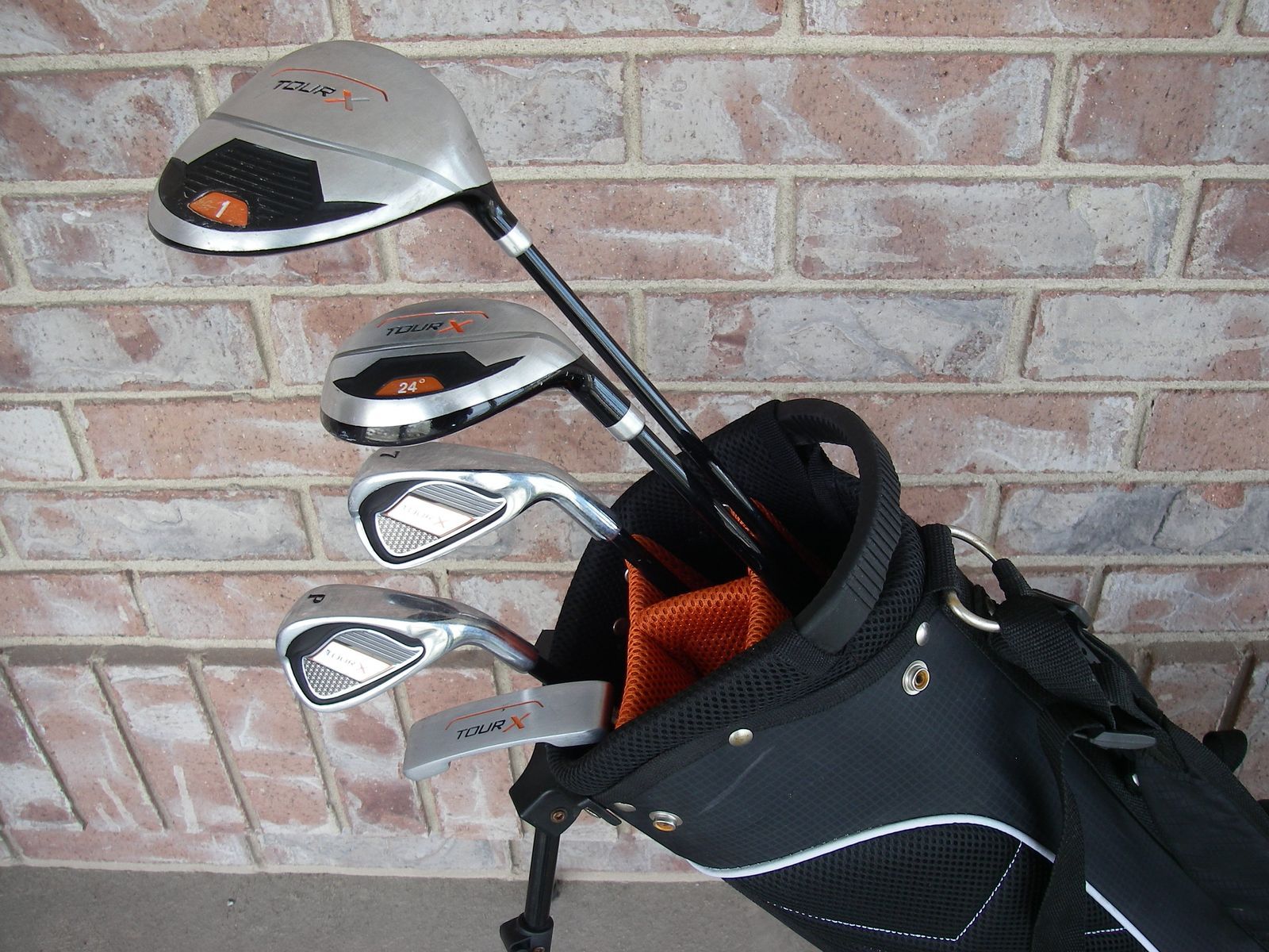 6-PC, TOUR X, 62" Junior Golf Clubs Set, Hybrid, Stand Bag, Graphite, JR, Kids, Youth, RH