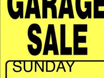 Garage Sale 830a.m.