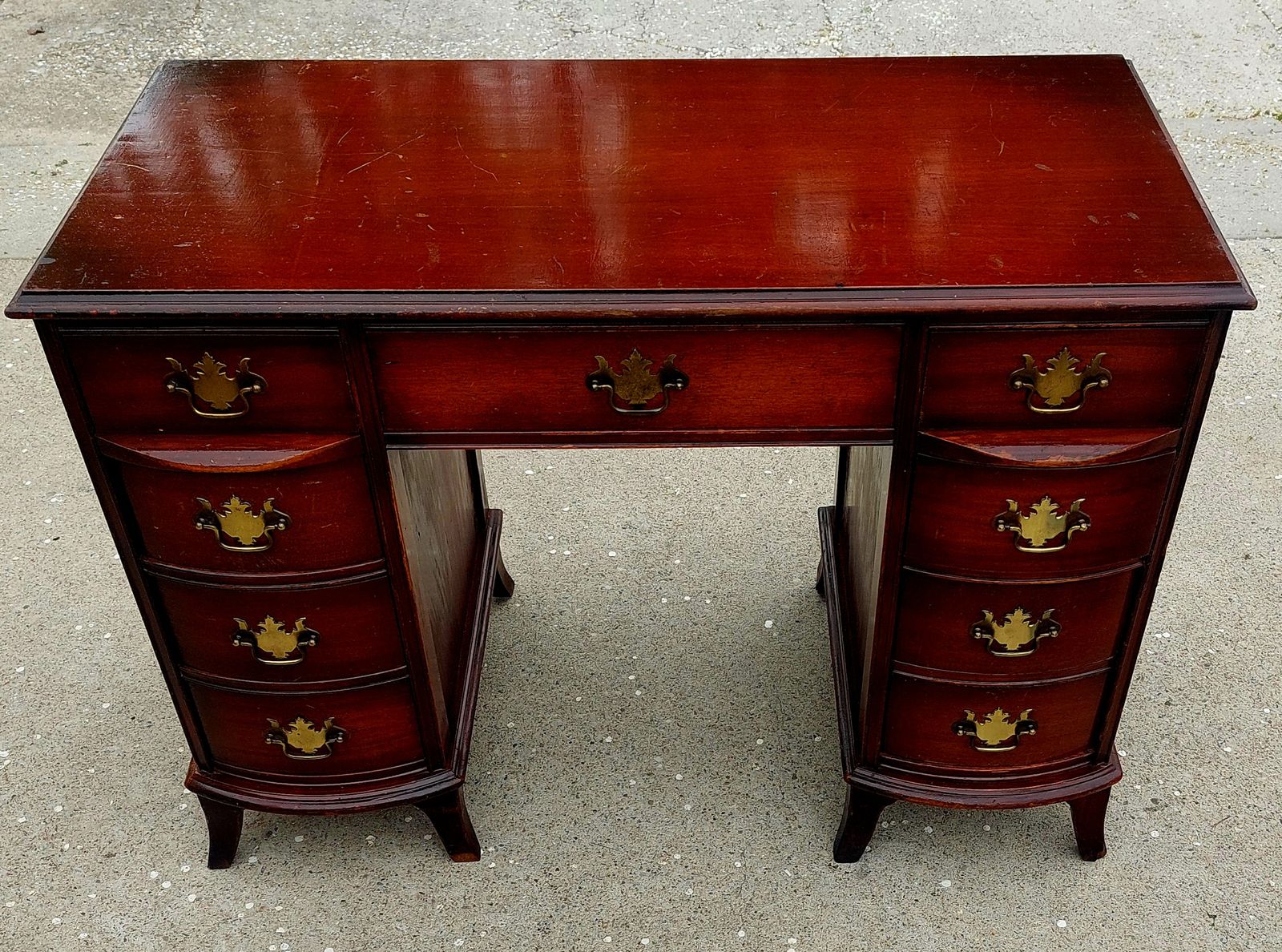 Antique Mahogany Chippendale Desk
