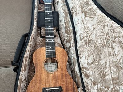 Kanile'a K-2 Series Tenor 5-String Ukulele - Deluxe Curly Koa, UV Cured Silk Finish