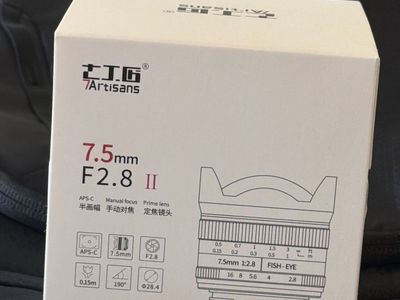 7Artisans 7.5mm f2.8 fisheye lens for Fuji XF
