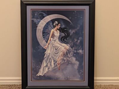 Limited Edition Nene Thomas Framed Print - "Frost Moon" #249/1000 (w/ COA)