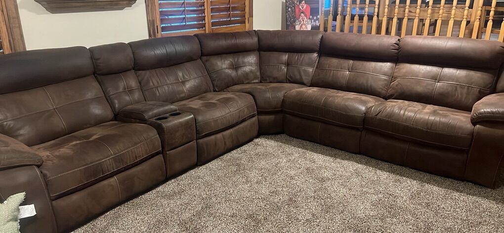 Brown Sectional