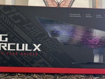 ASUS ROG Herculx Graphics Card Holder XH01 ARGB Support