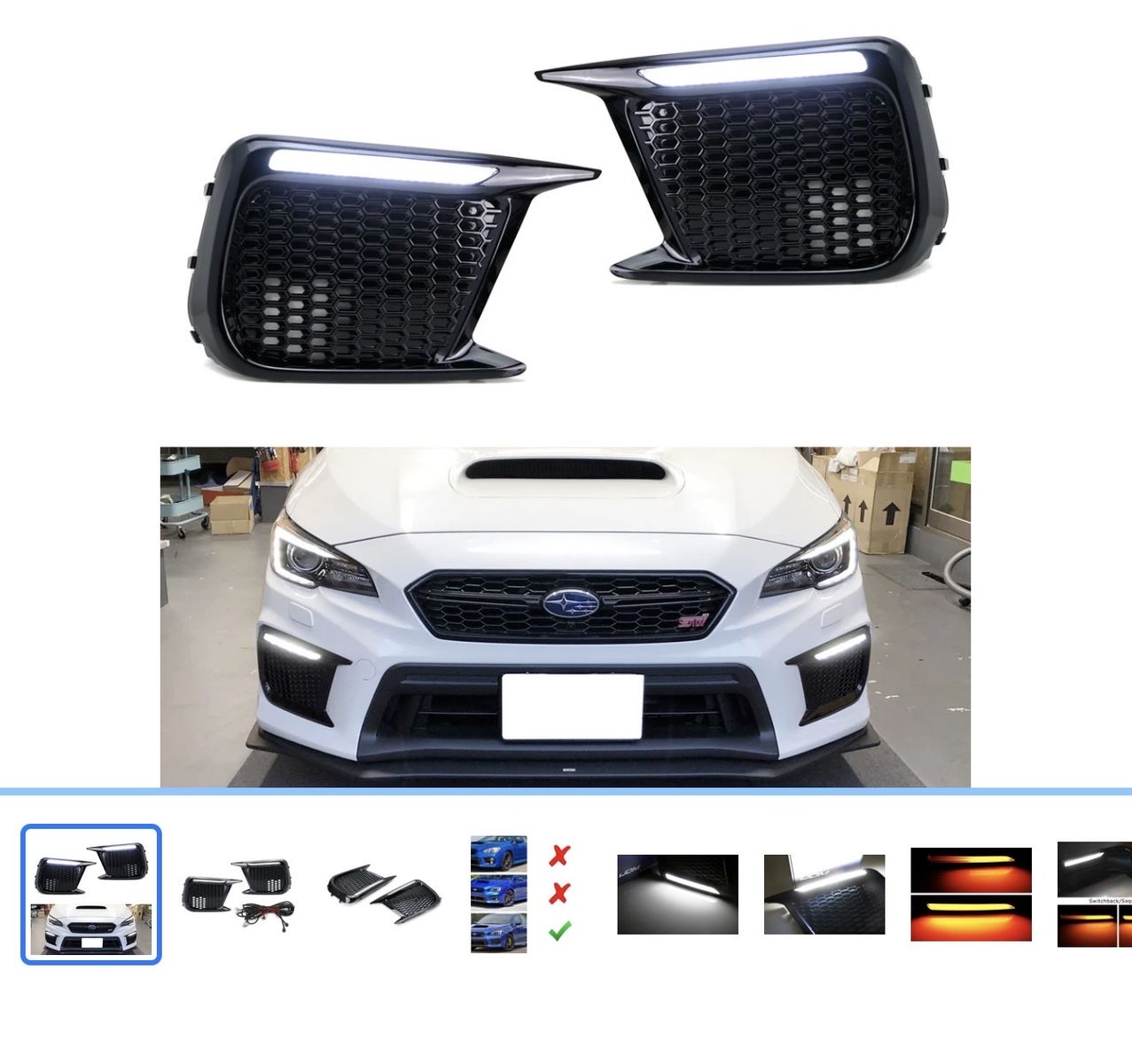Subaru Bezzels Led Ligths