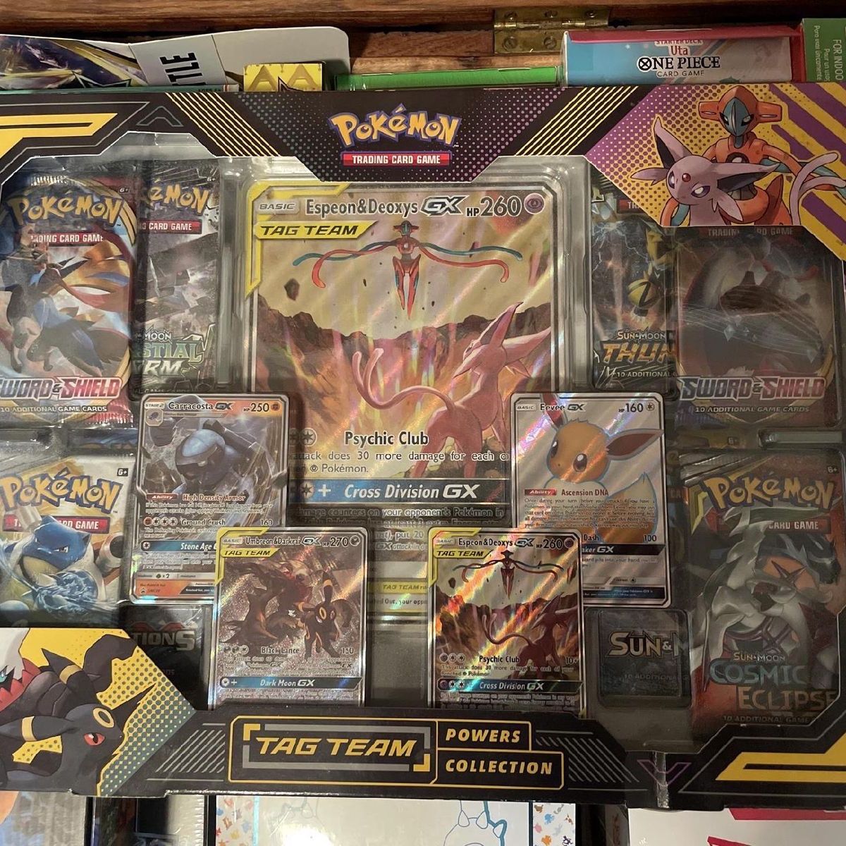 Sealed Pokemon Tag Team Espeon Deoxys