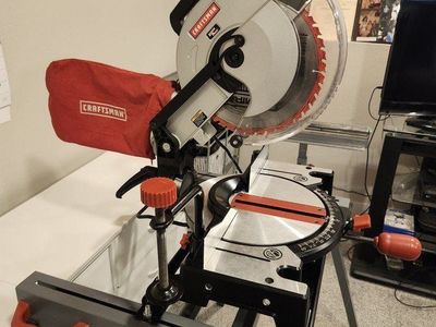 Crafstman 10" miter saw and Maxtech stand