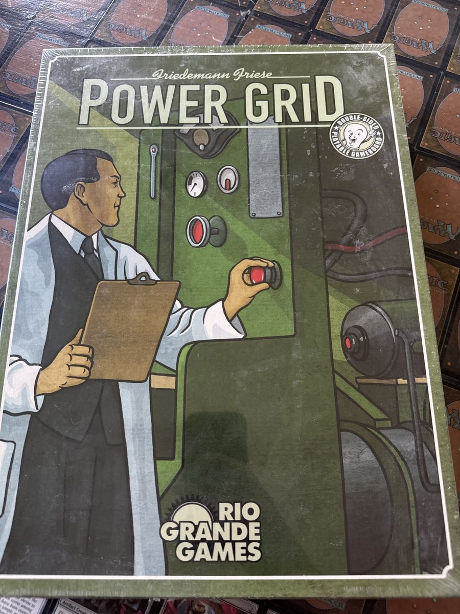 Brand new still in original wrappingPower Grid Board Game by Rio Grande Games - Double-Sided Playable Gameboard