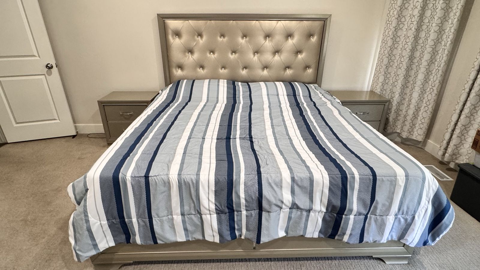 King bed, two side table & Dresser for sale