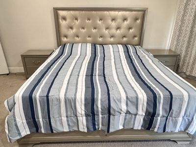 King bed, two side table & Dresser for sale