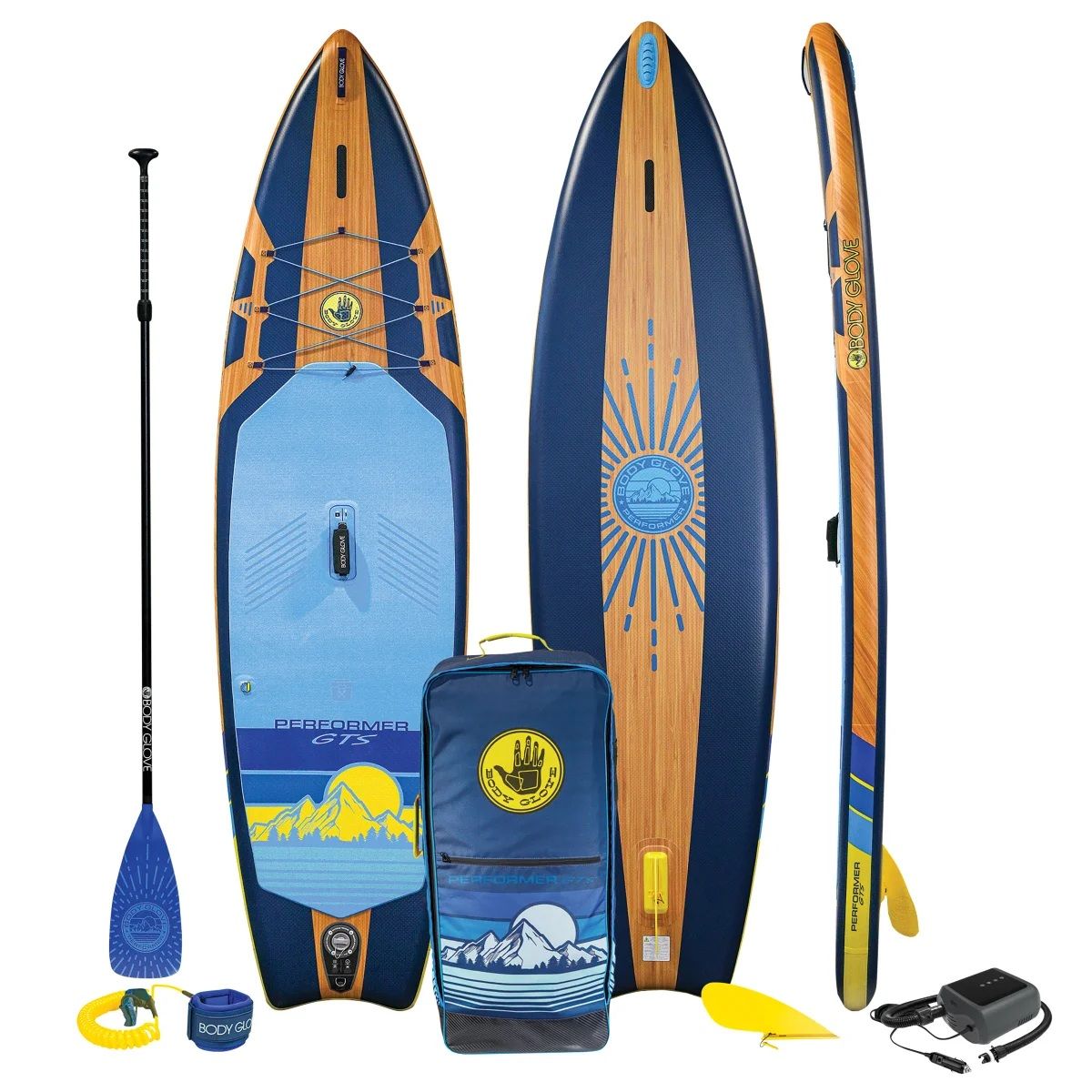 Body Glove Performer 11’ GTS Inflatable Paddle Board Package 1819433 #103218