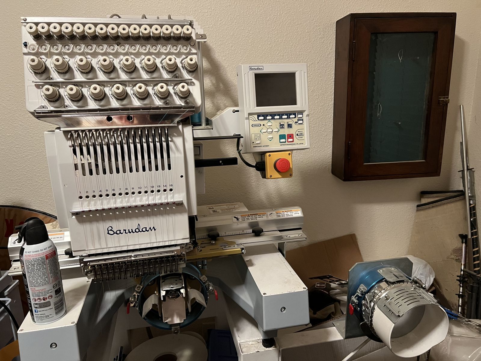 Barudan 15 thread machines