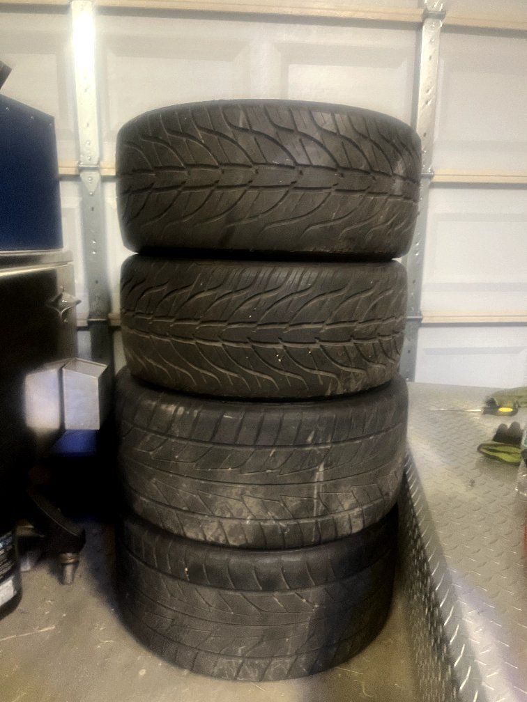 OBO Staggered wheels and tires 245/40RZ17 (2) and 275/40RZ18 (2)
