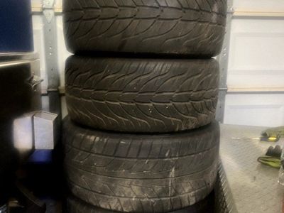 OBO Staggered wheels and tires 245/40RZ17 (2) and 275/40RZ18 (2)