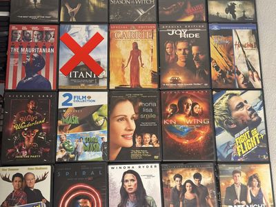 Large Lot of 60+ Mixed DVD Movies - Action, Horror, Comedy, Drama, Sci-Fi Collection -$3 each