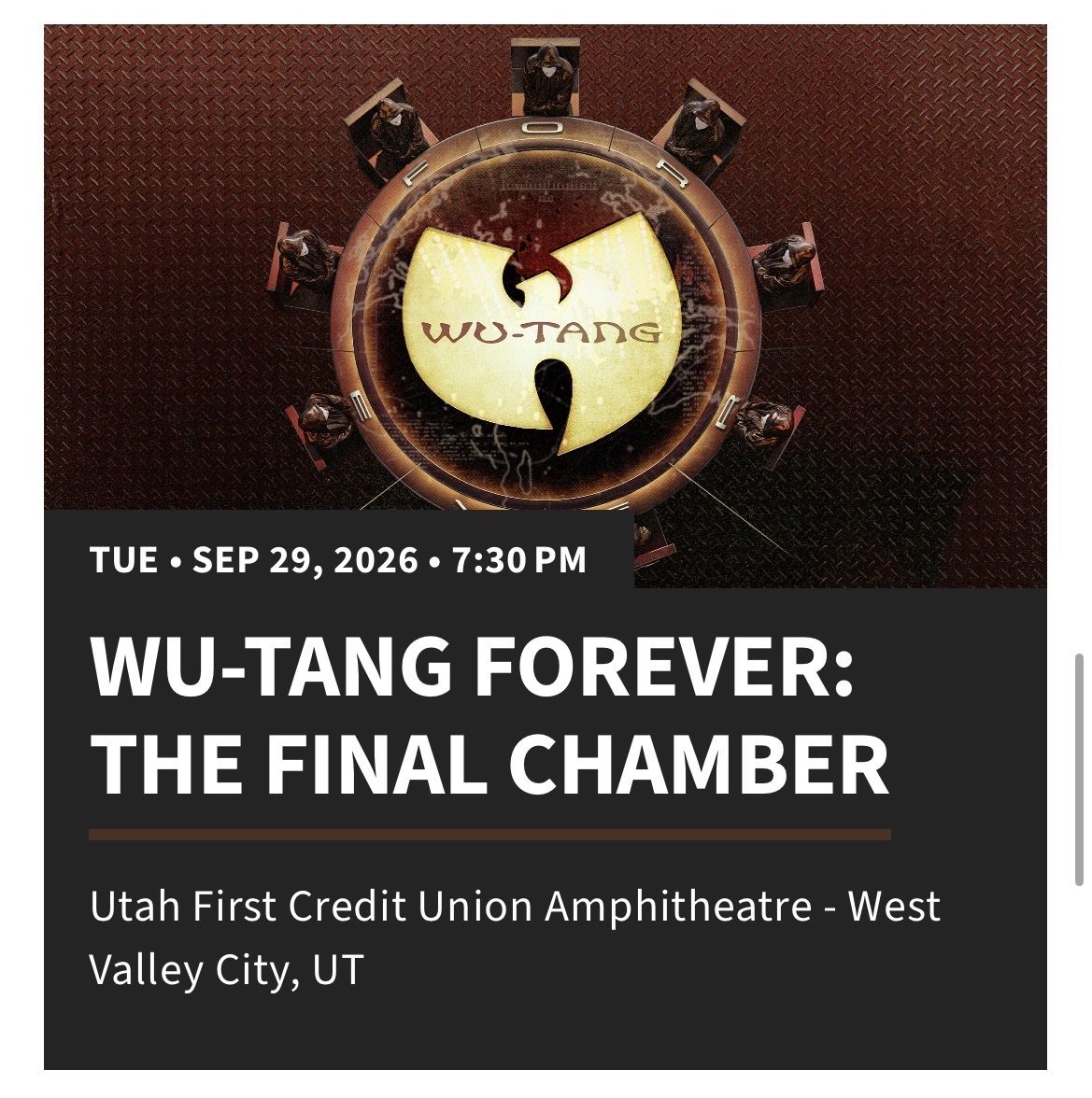 1 Lawn Ticket to Wu-Tang