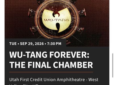 1 Lawn Ticket to Wu-Tang