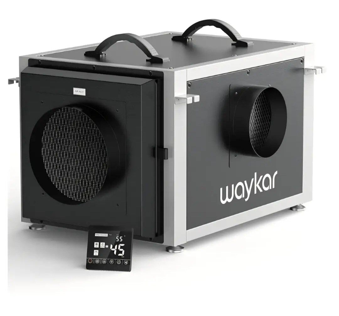 Waykar 158 Pints Crawl Space Dehumidifier with Rem