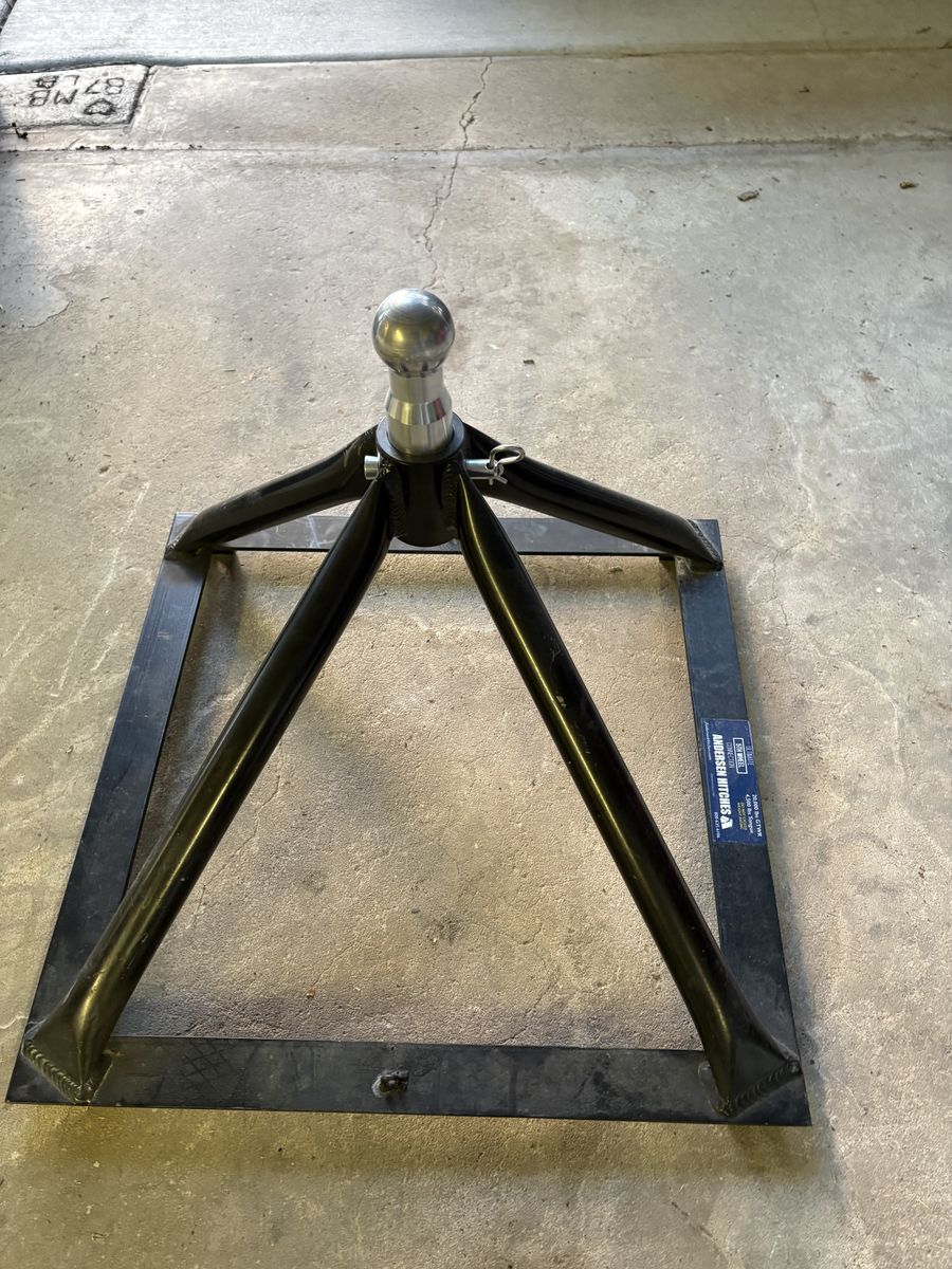 Andersen 5th Wheel Ball Hitch with Rails