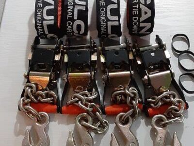 VULCAN CAR TIE DOWN FOR VEHICLE TRANSPORTATION