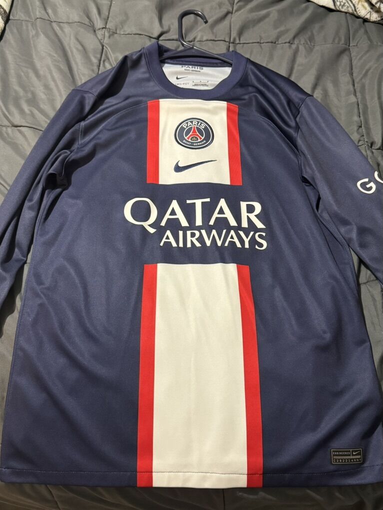 2022 - 2023 Psg Messi Long Sleeve Authentic Jersey