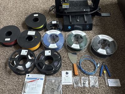Anycubic Mega S 3D Printer with Filament & Accessories - Used