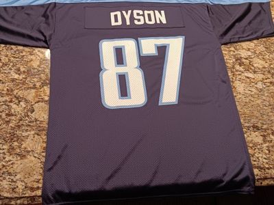 Vintage Tennessee Titans Kevin Dyson NFL (Puma)Jersey Size L Navy Blue