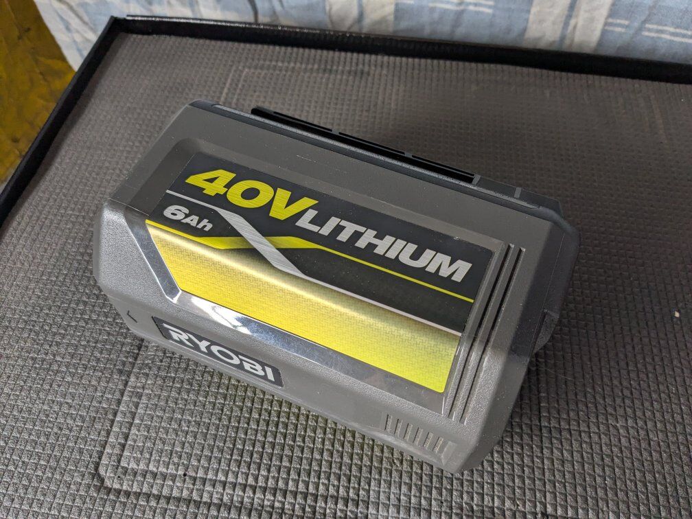 Ryobi 6.0ah 40v 40 volt battery mower trimmer