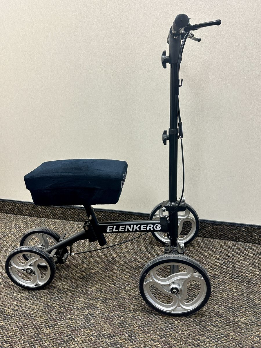 Elenker Adjustable Knee Scooter w/ Quick-Release Folding Handlebar & Dual Brakes