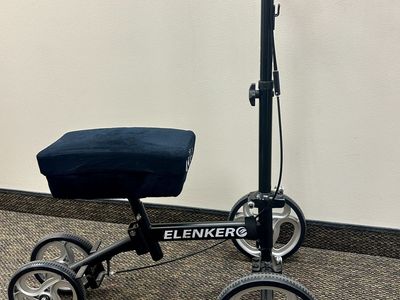 Elenker Adjustable Knee Scooter w/ Quick-Release Folding Handlebar & Dual Brakes