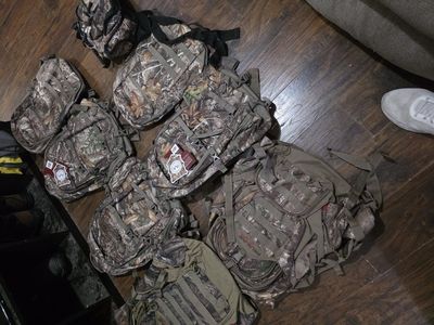Camo Hunting Backpacks and Waist Pack