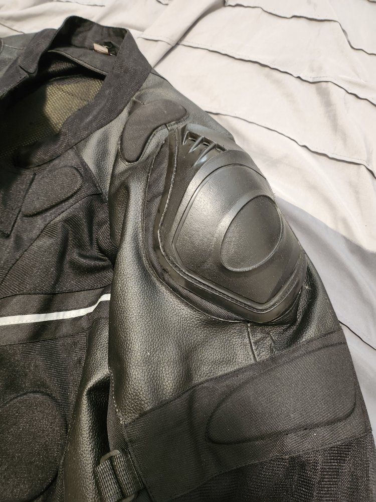 leather motor cycle jacket