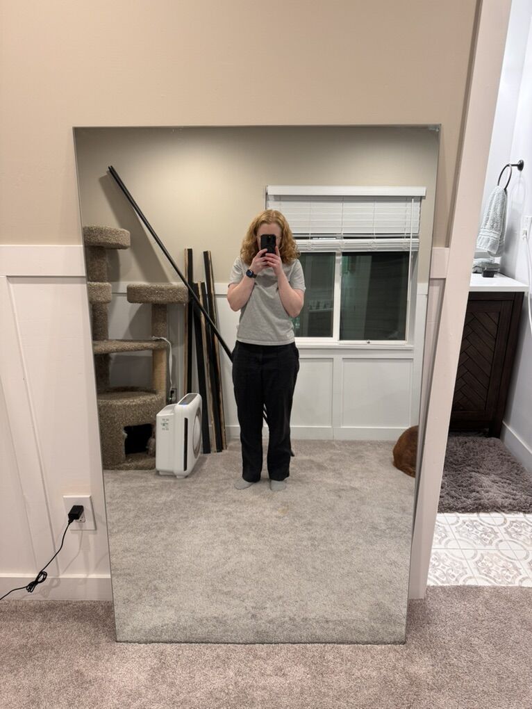 large wall mirrors: 36 x 60