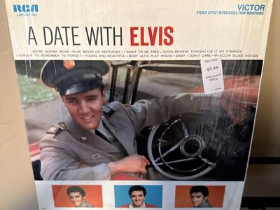 Elvis Presley - A Date With Elvis Vintage Vinyl LP Album (RCA Victor LSP-2011(e))