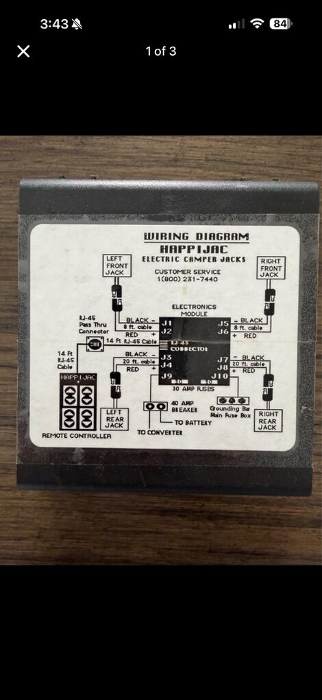 Truck Camper Jack Controller