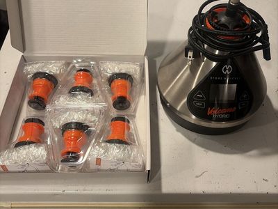 Storz & Bickel Volcano Hybrid Vaporizer with bags unused.