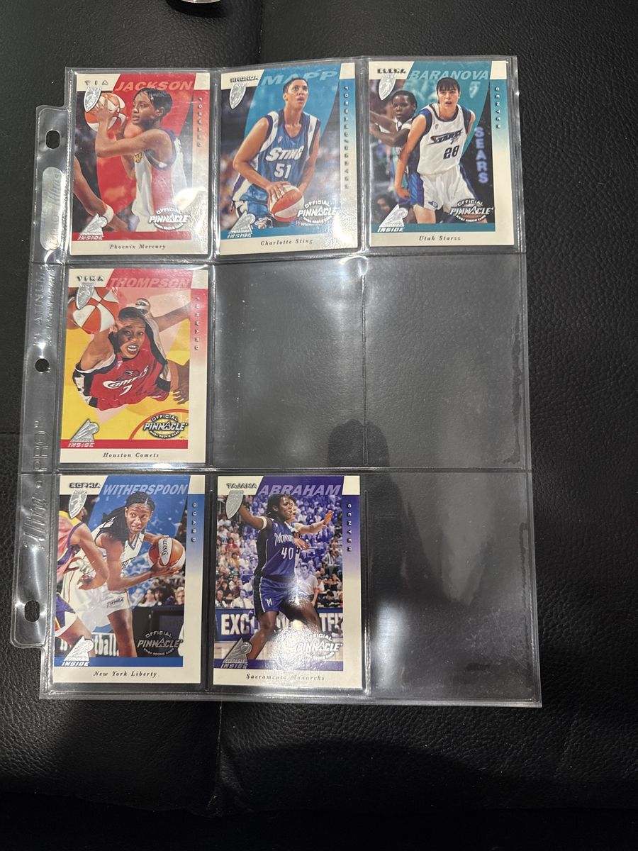 Partial 1997 first WNBA card set