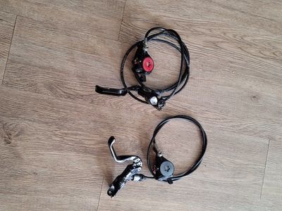 Formula T1 Mountain Bike MTB Hydraulic Disc Brake Set - Front & Rear, Lightweight