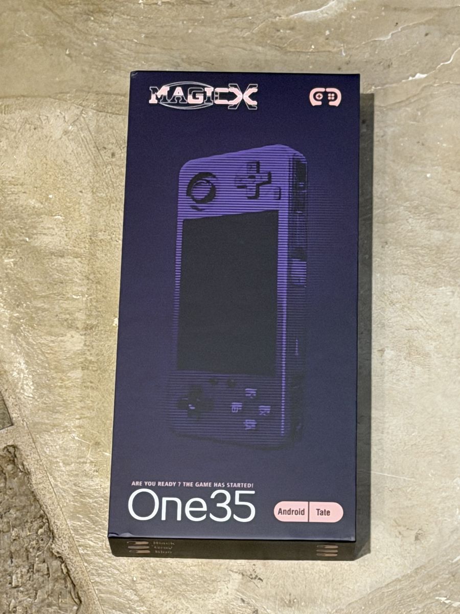 NEW MagicX One35 handheld Android game console, thousands of retro games on 34 platforms