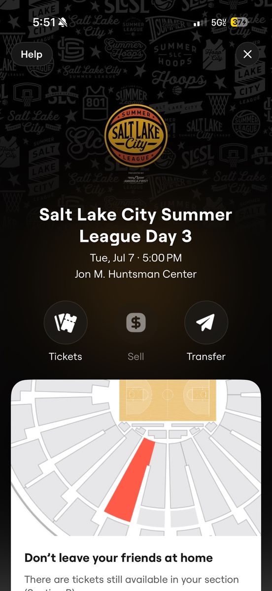 Jazz summer league tickets
