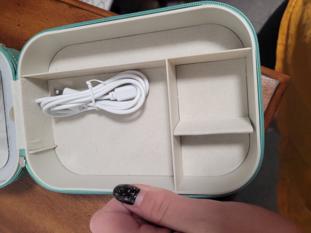 medium jewelry box with mirror